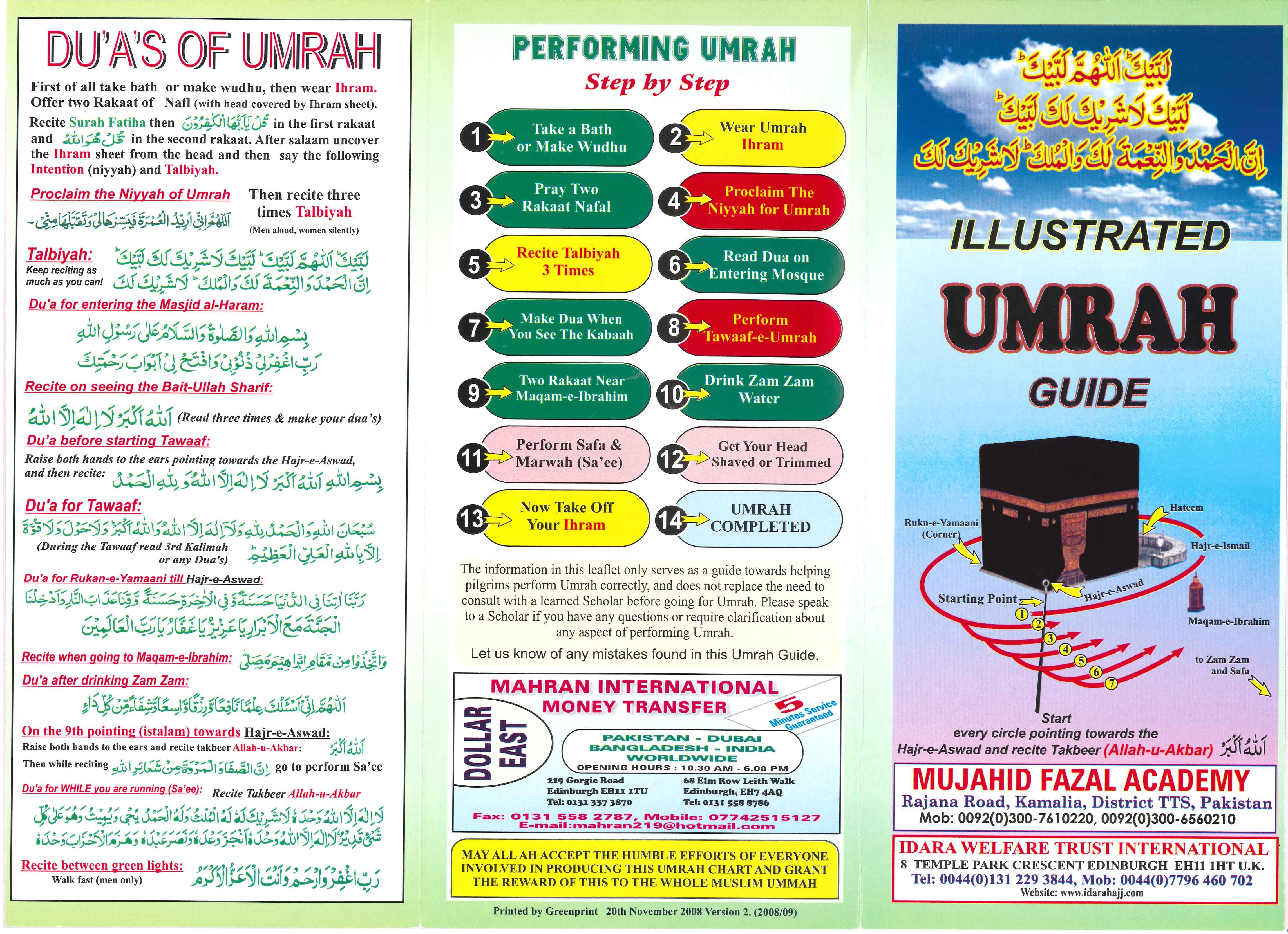 Step by step umrah guide